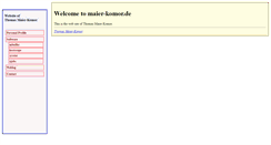 Desktop Screenshot of maier-komor.de