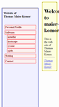 Mobile Screenshot of maier-komor.de